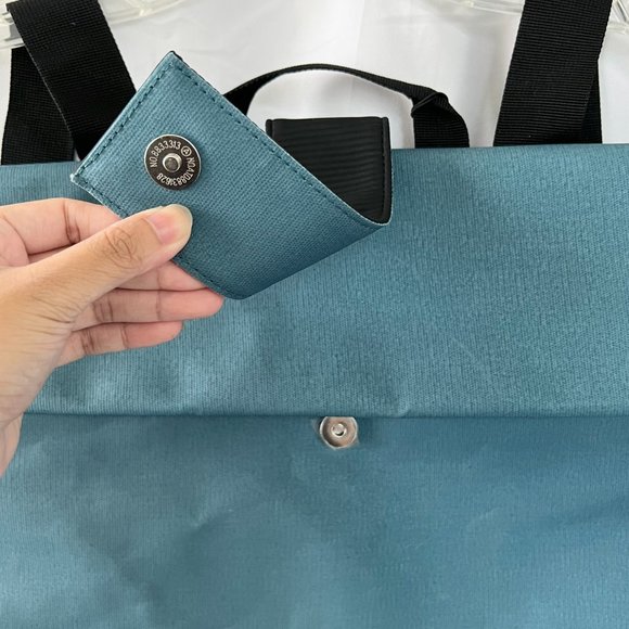 NWT Issey Miyake Parfums Blue Black Unisex Backpack Bag - Picture 7 of 16